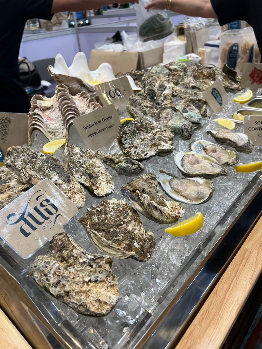 Oyster showcase at Siam Paragon